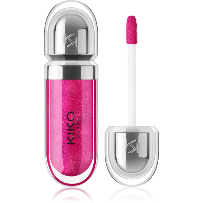 KIKO Milano 3D Hydra Lipgloss hidratáló ajakfény 3D hatással árnyalat 23 Magenta 6.5 ml