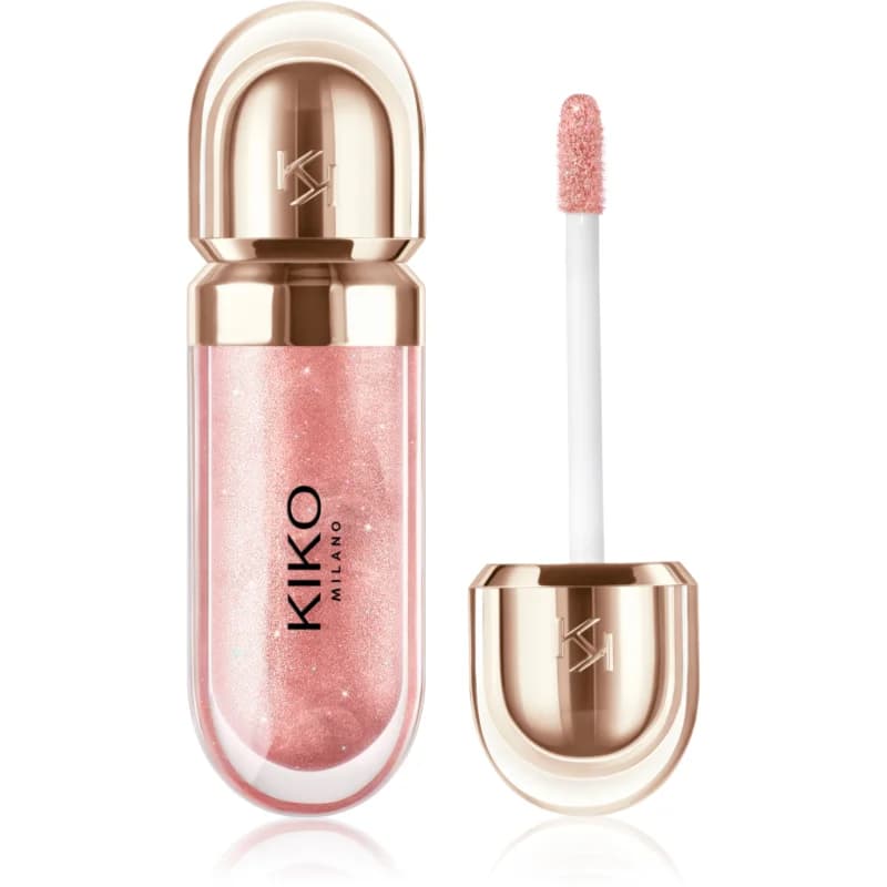 KIKO Milano 3D Hydra Lipgloss hidratáló ajakfény a telt ajkakért árnyalat 43 Timeless Rose 6.5 ml